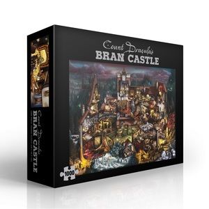 BRAND NEW 1000 piece puzzle “Count Dracula’s Bran Castle” by Holly Carden